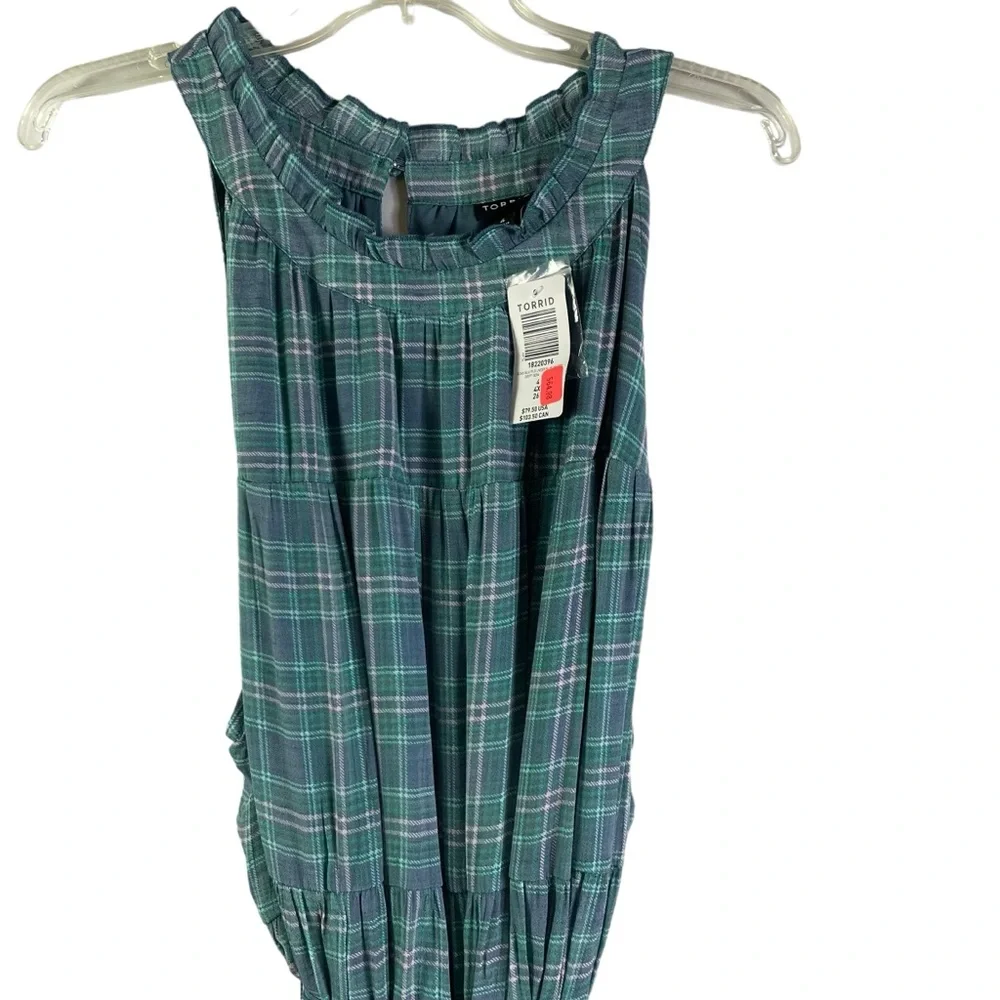 Nwt Torrid Maxi Lindsay Hi-Low Tiered Dress - Picture 4 of 6